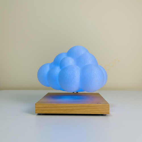 Cloud Lamp - Blue Clean Background