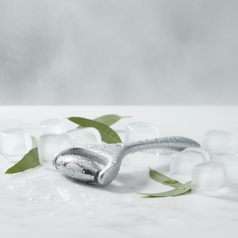VibeVault Cryo-Gua Sha ice spa cryotherapy scene